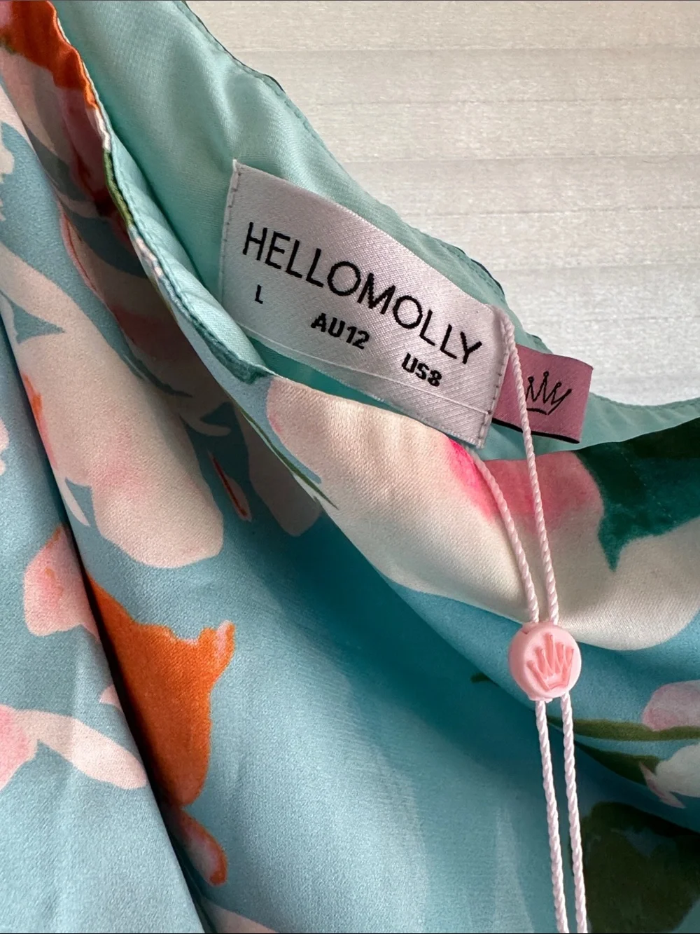 Hello Molly satin one